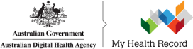 Australian Government - Australian Digital Health Agency - My Health Record logo