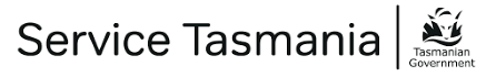 Service Tasmania - Tasmanian Government logo