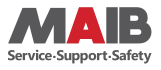 MAIB - Service. Support. Safety. Logo
